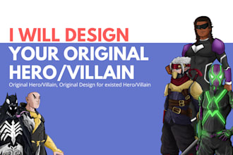 design your original hero,villain