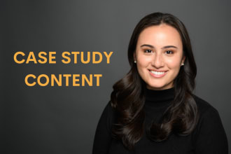 write impactful content for a case study