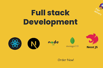 build rebuild dynamic web app using react js, next js, nest js