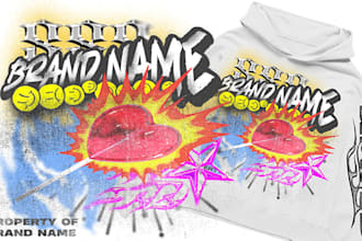 design graphic and illustration streetwear hoodie and merch