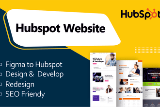 do figma to hubspot, design and develop hubspot crm website