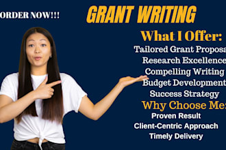 write grant proposal, grant proposal writing, grant research