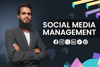 be your social media manager for monthly content management