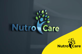 design healthcare dental medical pharmacy clinic wellness home care logo