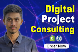 do digital project consulting for shopify wordpress etc ecommerce dropshipping
