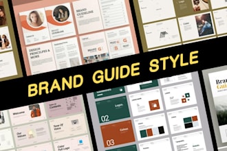 design a comprehensive brand style guide for your existing logo