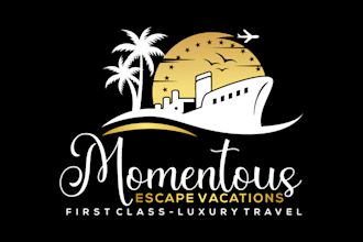 make professional travel, hotel and adventure logo design