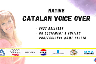 record a catalan female voice over