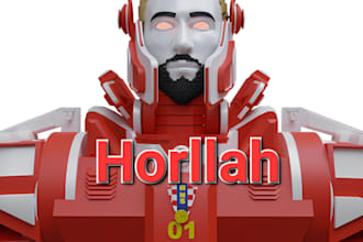 3d character model 3d robot character 3d robot avatar 3d game robot 3d nft art