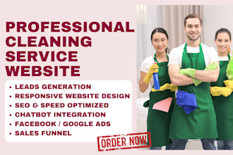 build cleaning business website house cleaning service carpet cleaning website