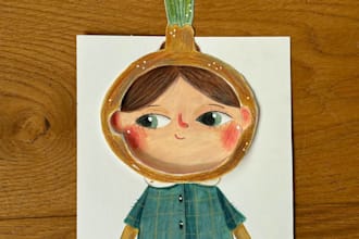 create pencil illustrations for your book, birthday cards
