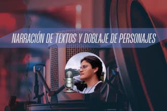 do character dubbing or voice over in spanish