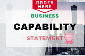craft a winning government contract capability statement