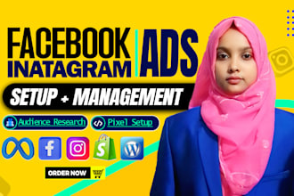 be your facebook ads campaign manager, run fb advertising, fb marketing, ig ads