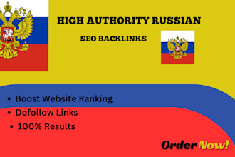 create russian SEO high quality ru dofollow backlinks russia link bulding