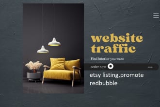 promote redbubble etsy listing promotion etsy SEO website traffic etsy paid ads