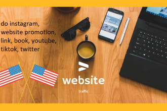 do instagram, website promotion, link, book, youtube, tiktok, twitter shoutout
