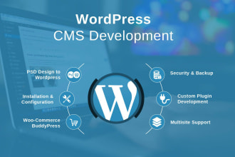 design, redesign, or custom responsive wordpress website development