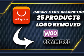 import products aliexpress to woocommerce