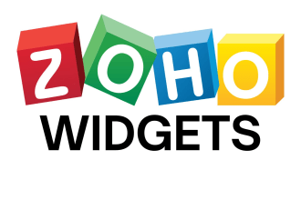 create a widget in zoho application