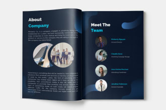 do company profile annual report business brochure proposal booklet design