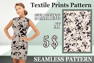 design seamless repeat pattern textile prints pattern design