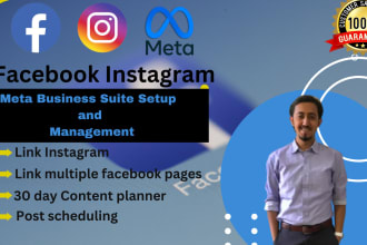 link meta business suite with your facebook and instagram page
