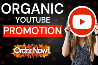 do organic youtube  promotion to boost your channel growth