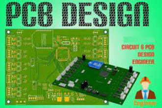 create pcb design, pcb layout, and schematic design