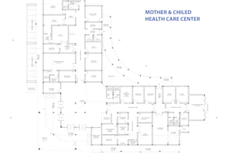 draw your hospital, medical space, clinics and patient care center