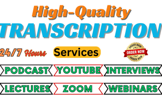 transcribe audio video youtube interview podcast webinar zoom medical transcript