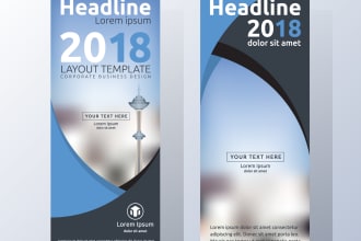 design creative standee or backdrop for your event