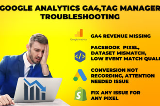 troubleshoot google analytics ga4 tag manager pixel issues conversion tracking