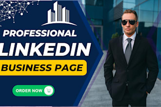 create a professional linkedin business page for you