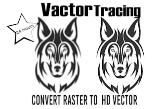 change your raster to perfect vector, redraw logo to ai,eps