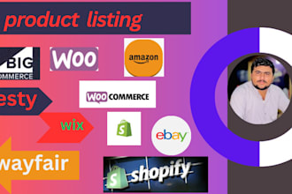 do bulk import and export products on shopify, ebay, woocommerce, wayfair