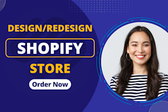 create shopify dropshipping store or redesign shopify website