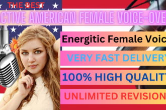 record a romantic female voice over for you