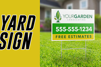 design billboard, yard sign, signage, signboard, shop front , banner ads