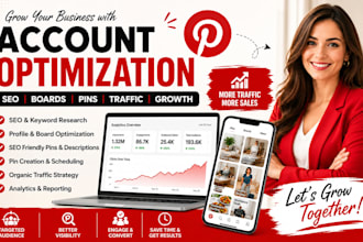 be your pinterest SEO virtual assistant for organic traffic