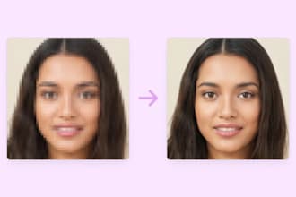 upscale any low quality image for you in just 15min