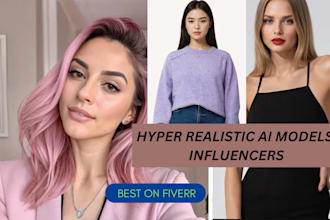 design a consistent ai infuencer avatars for brand or game