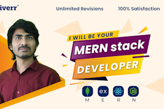 be your react full stack web developer using mern stack, next js