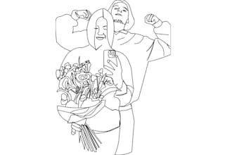 convert your real picture in to embroidery outline
