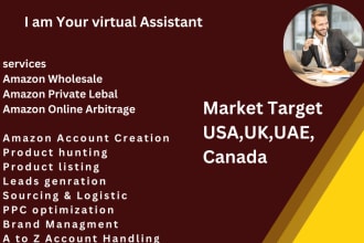 amazon expert fba, SEO optimization, PPC,online arbitrage,and virtual assistant