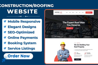 construction website roofing website contractor website construction company