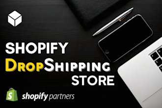 create a branded shopify dropshipping store website