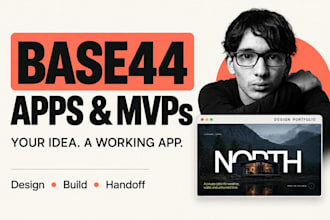 build your base44 web app, dashboard or saas mvp