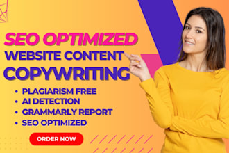 do copywriting and be your SEO website content writer
