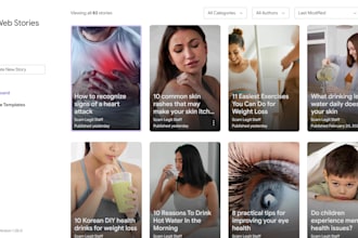 create 30 web stories ranked on google discover